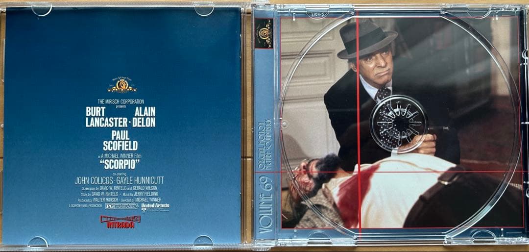 スコルピオ　オリジナル・サウンドトラック　CD　音楽ジェリー・フィールディング