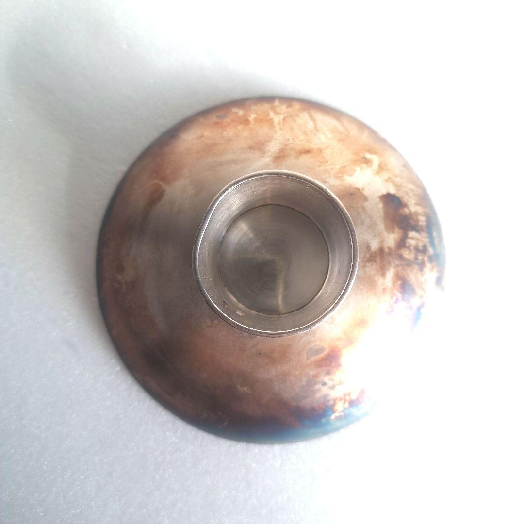 天皇陛下御下賜 純銀 銀杯 131g　昭和　菊紋　SV1000