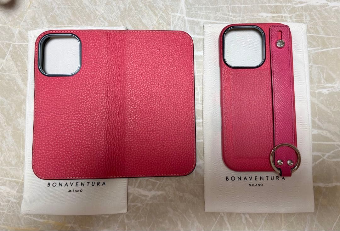 【クリーニング・枠交換済】ボナベンチュラ iPhone16Proケース 2種類
