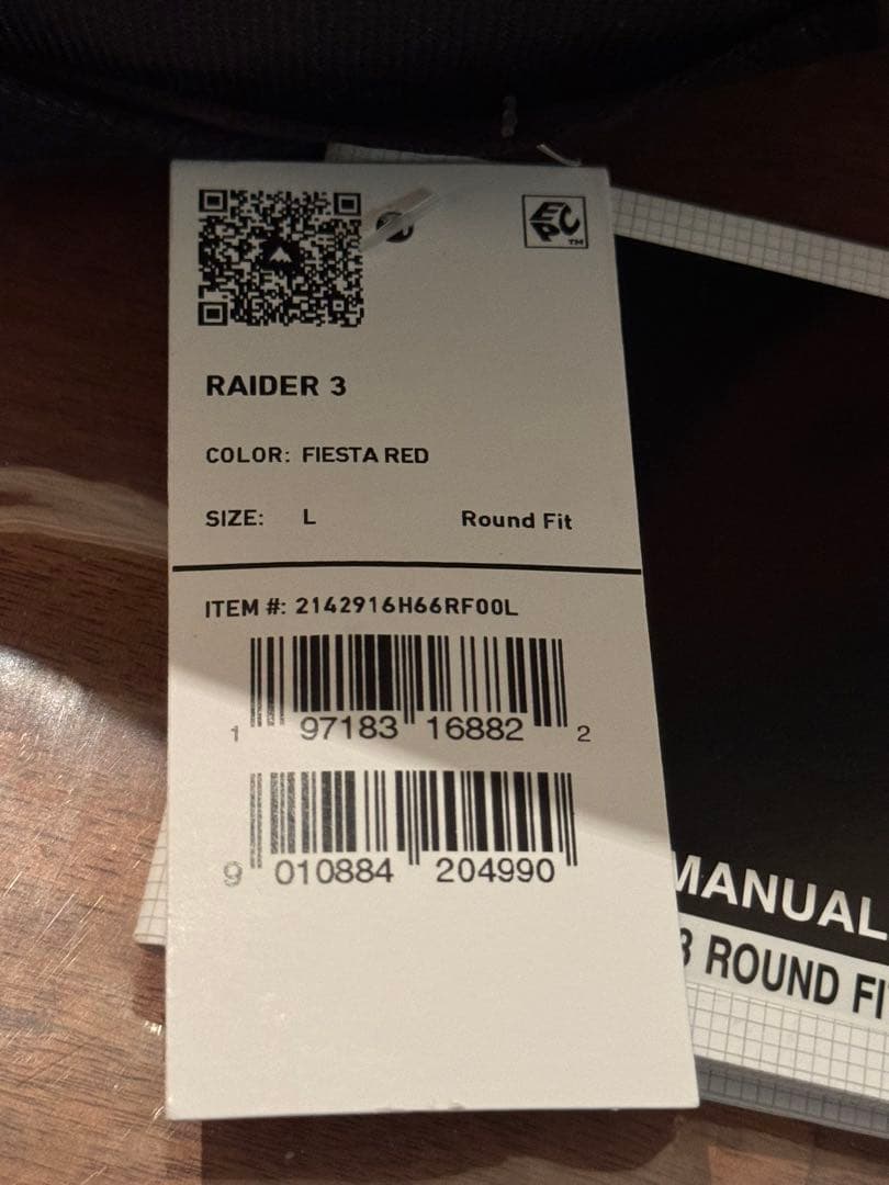 25-26 Anon レイダー 3 ラウンドフィット ヘルメット