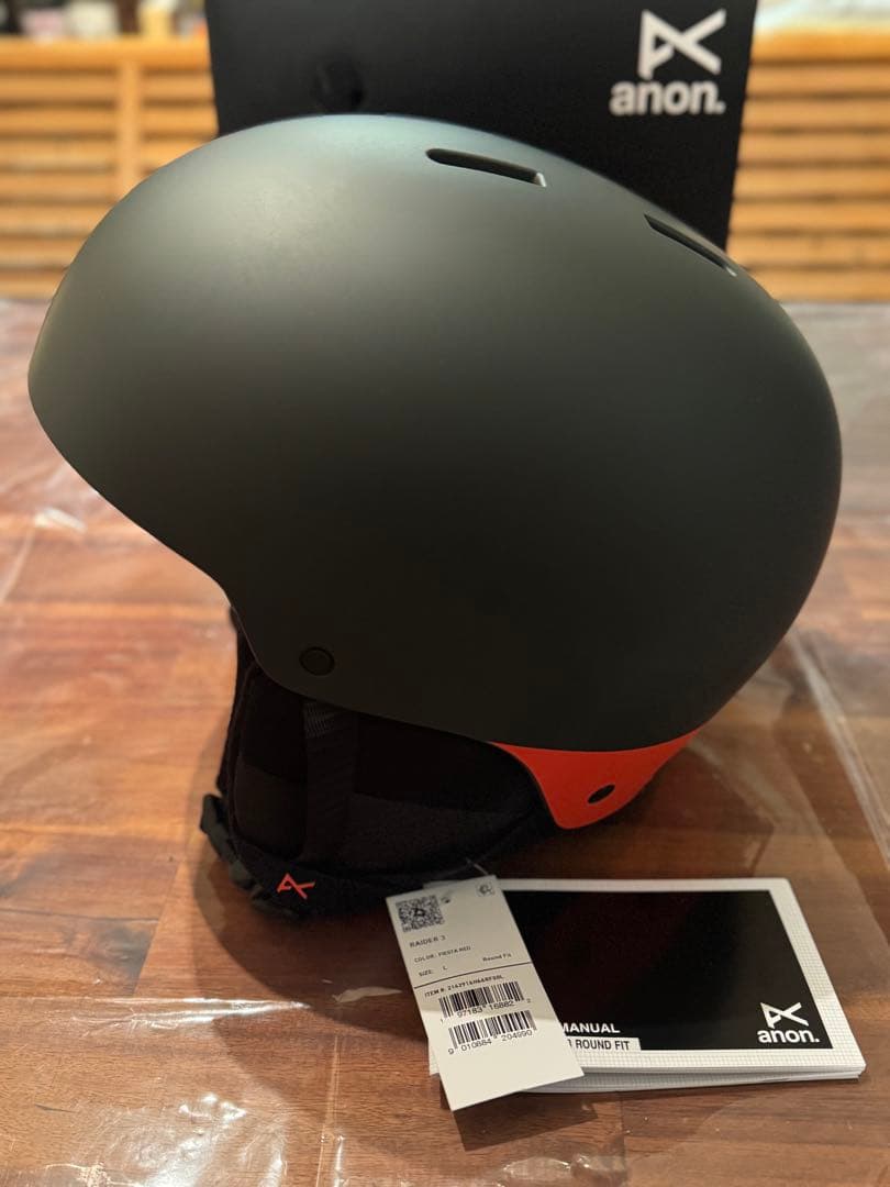 25-26 Anon レイダー 3 ラウンドフィット ヘルメット