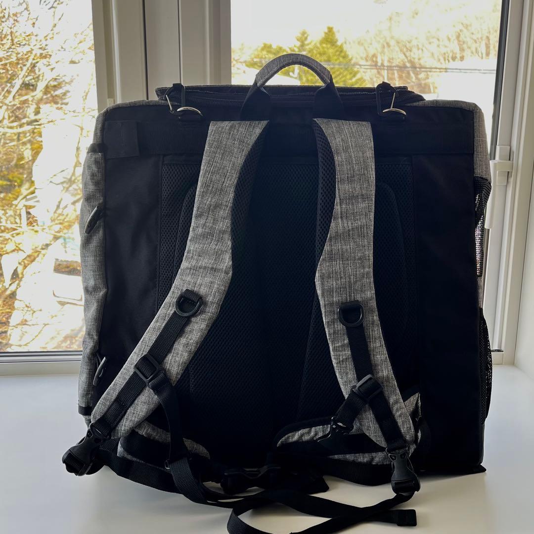 【Air Buggy】エアバギー バックパックキャリー　ワイド　リュック　グレー