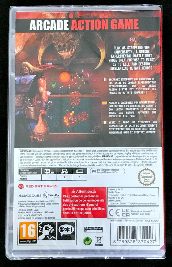 新品未開封 Sturmfront Mutant War Ubel Switch