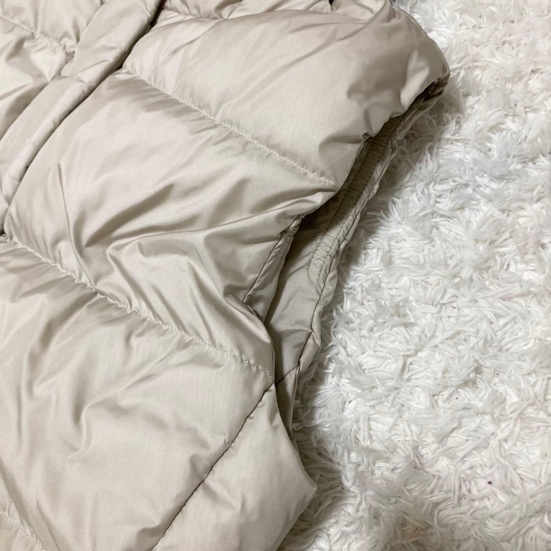 極美品♡ プラステ ロングダウンジレ ベスト フード Sサイズ ベージュ