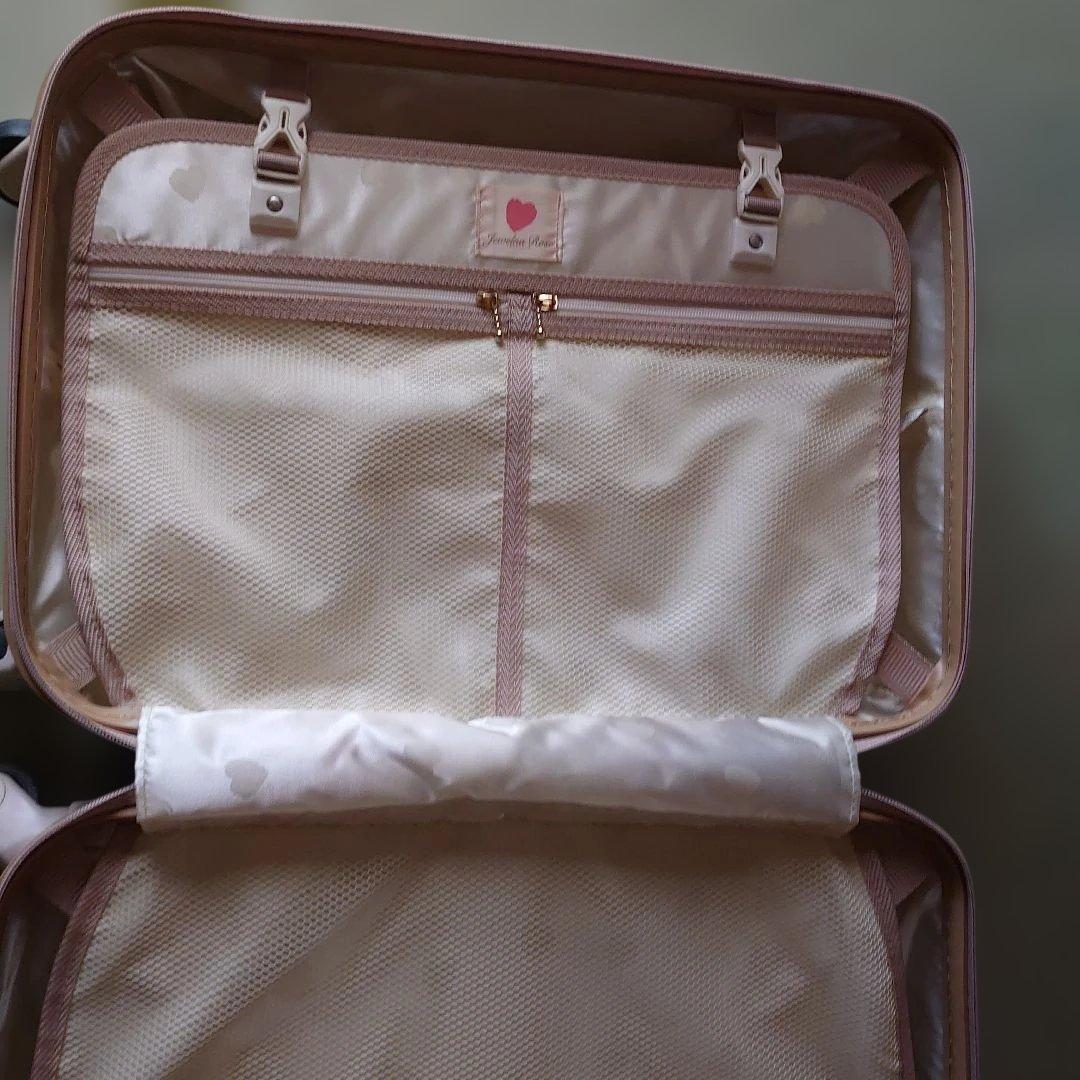 エレガント ベージュ キャリーケース