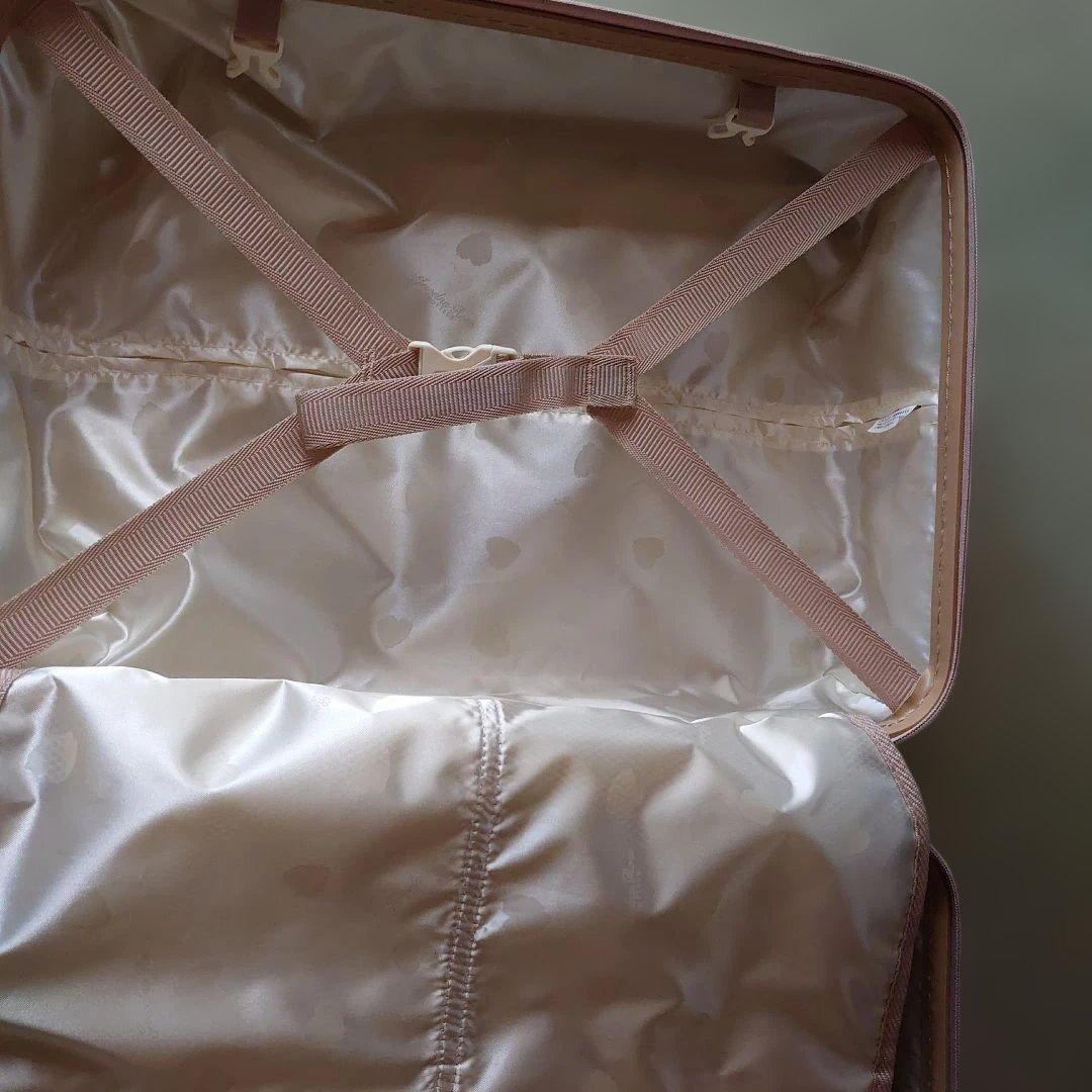 エレガント ベージュ キャリーケース