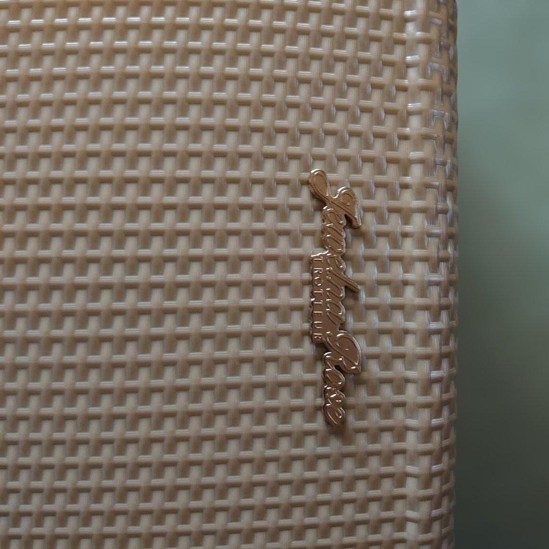 エレガント ベージュ キャリーケース