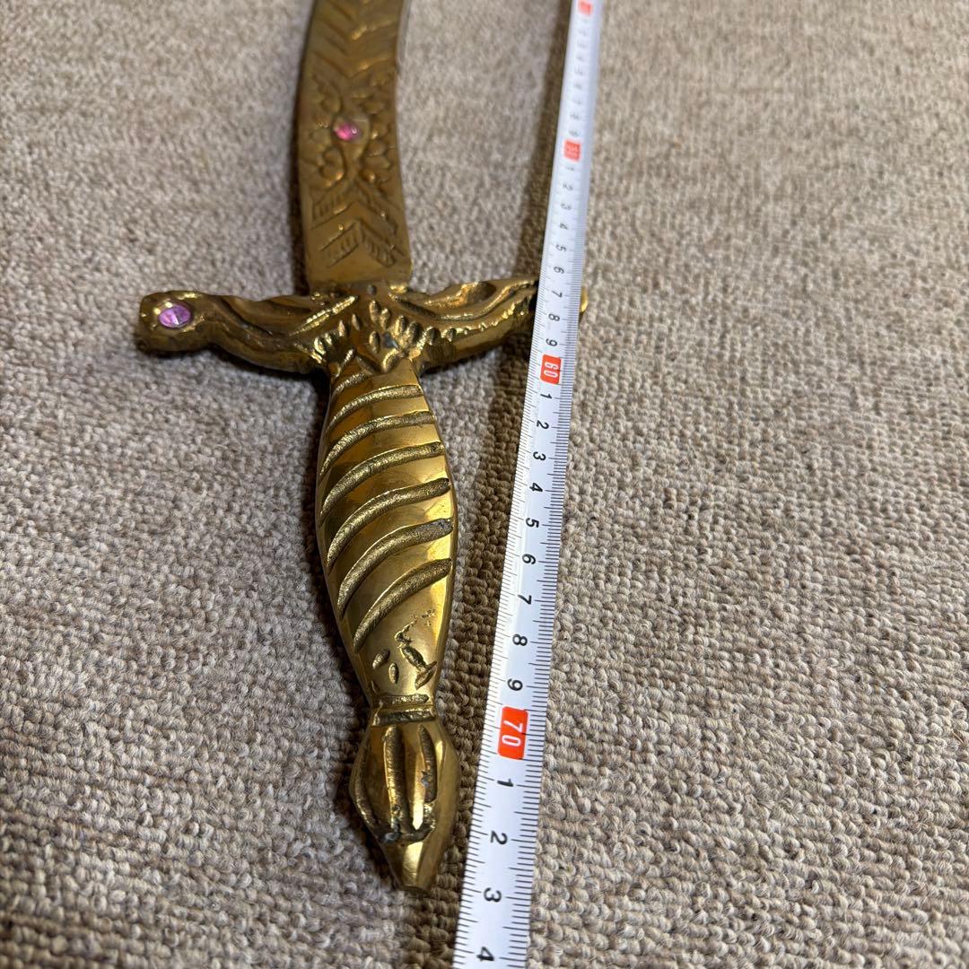 装飾用金色刀 約60cm