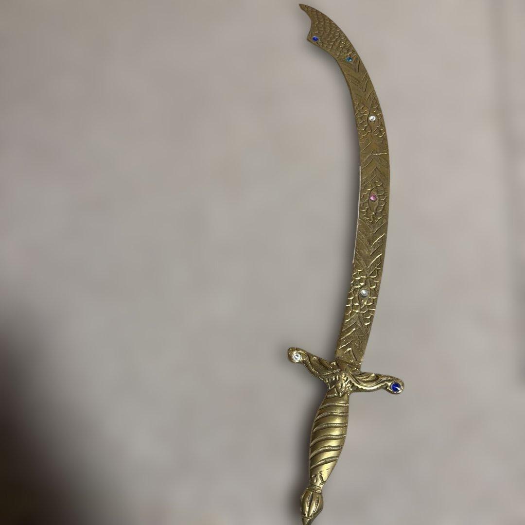 装飾用金色刀 約60cm