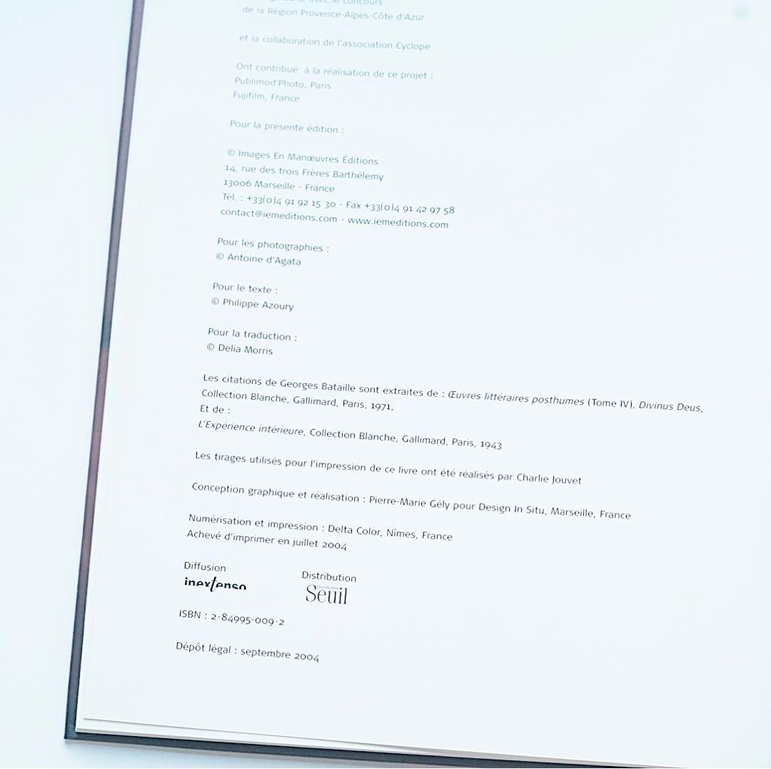 「STIGMA」 Antoine d'Agata アートブック