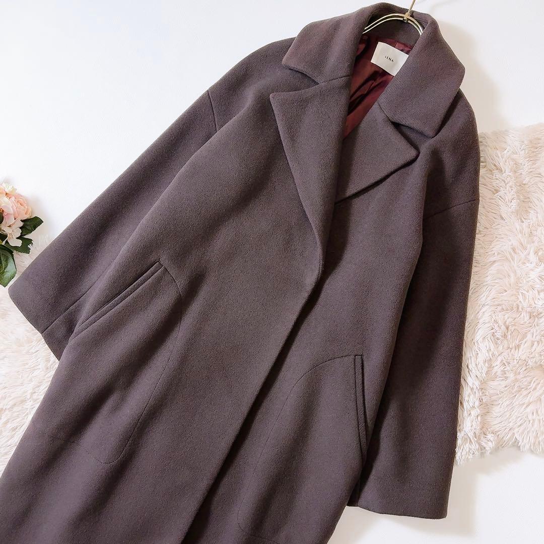 美品ꕥイエナ 高級生地 MANTECO オーバーチェスターコート 日本製