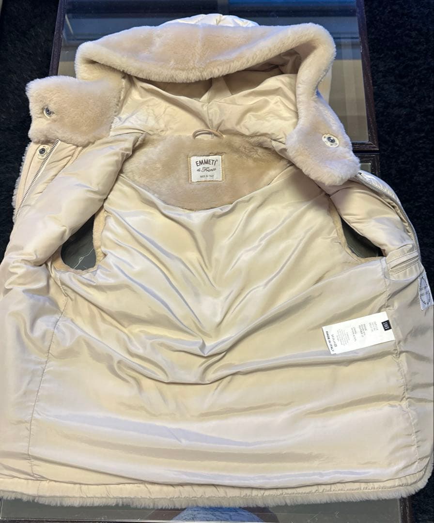 EMMETI エンメティ ムートン ダウンベスト ジレ 36