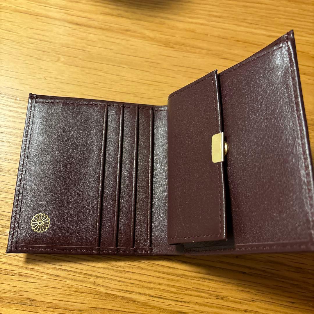 皇居　二つ折り財布
