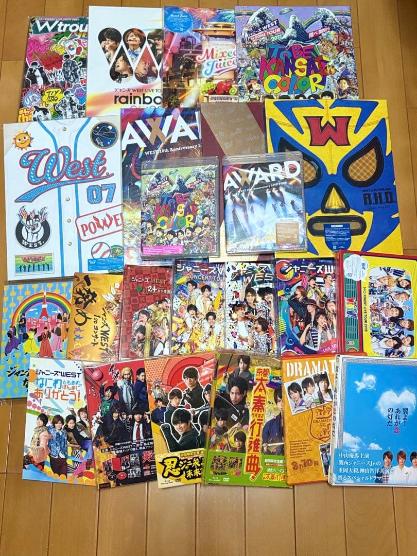 WEST.Blu-ray DVD初回限定.通常盤23点セット(未開封品有り)