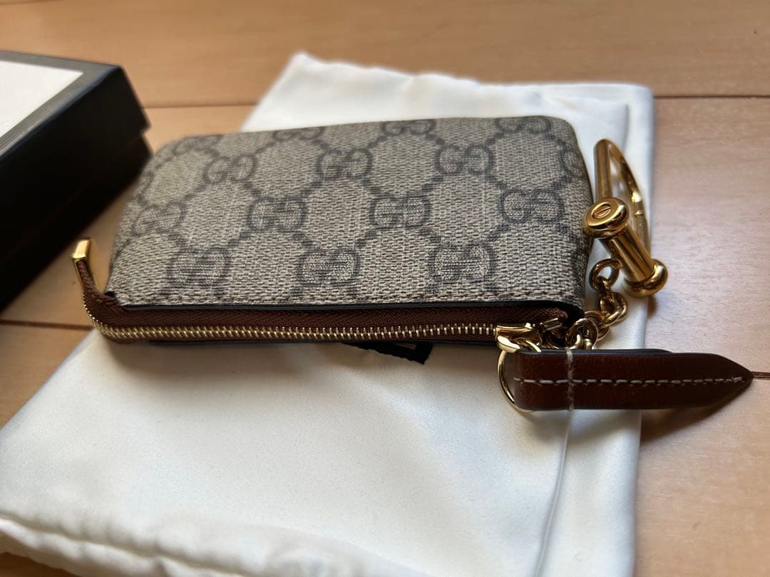 正規品　GUCCI GGパターン キーケース　小銭入れ　新生活に　未使用品