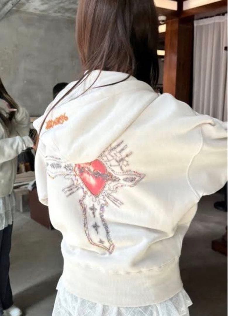 SCULPTOR Beaded Hoodie Zip Up パーカー M