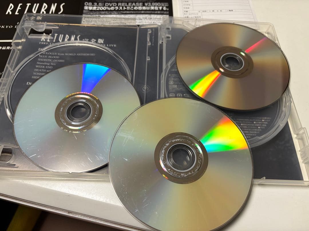 X JAPAN DVD4本セット