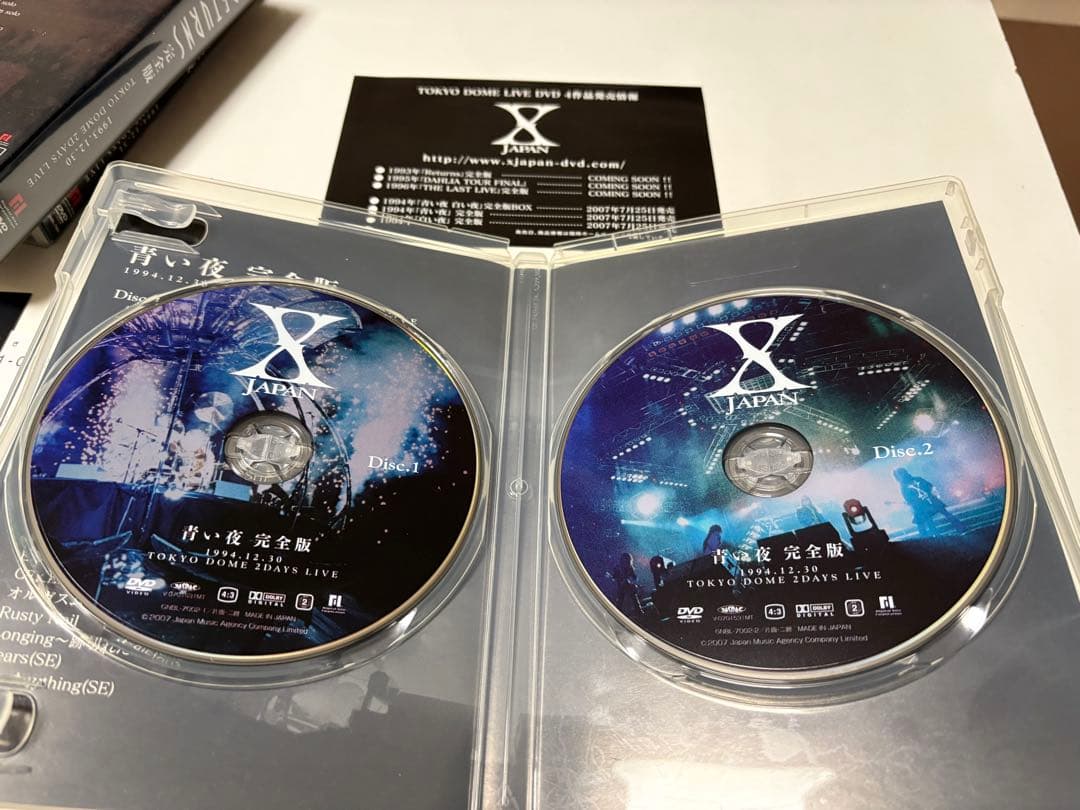 X JAPAN DVD4本セット