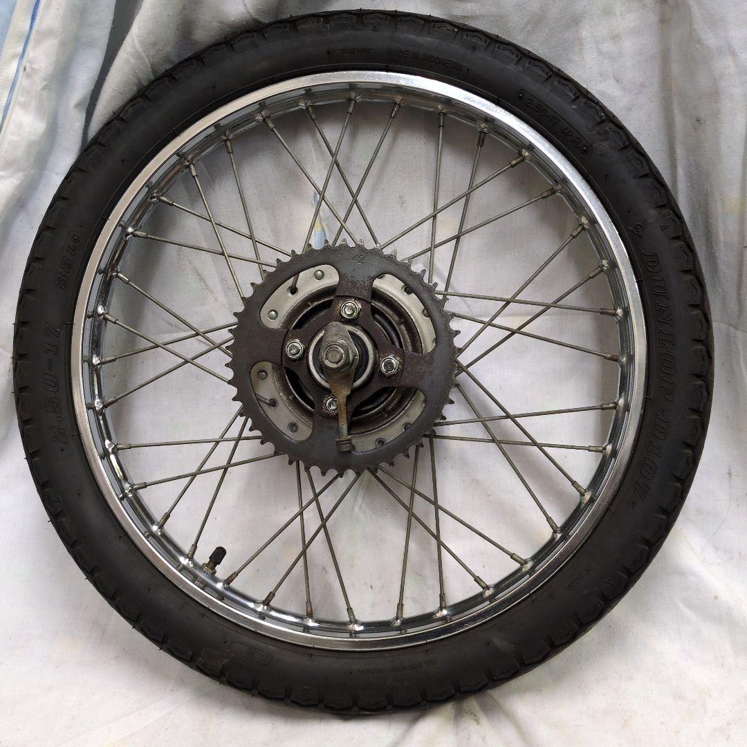 スーパーカブ50カスタム　リアホイール 2.50-17 42T