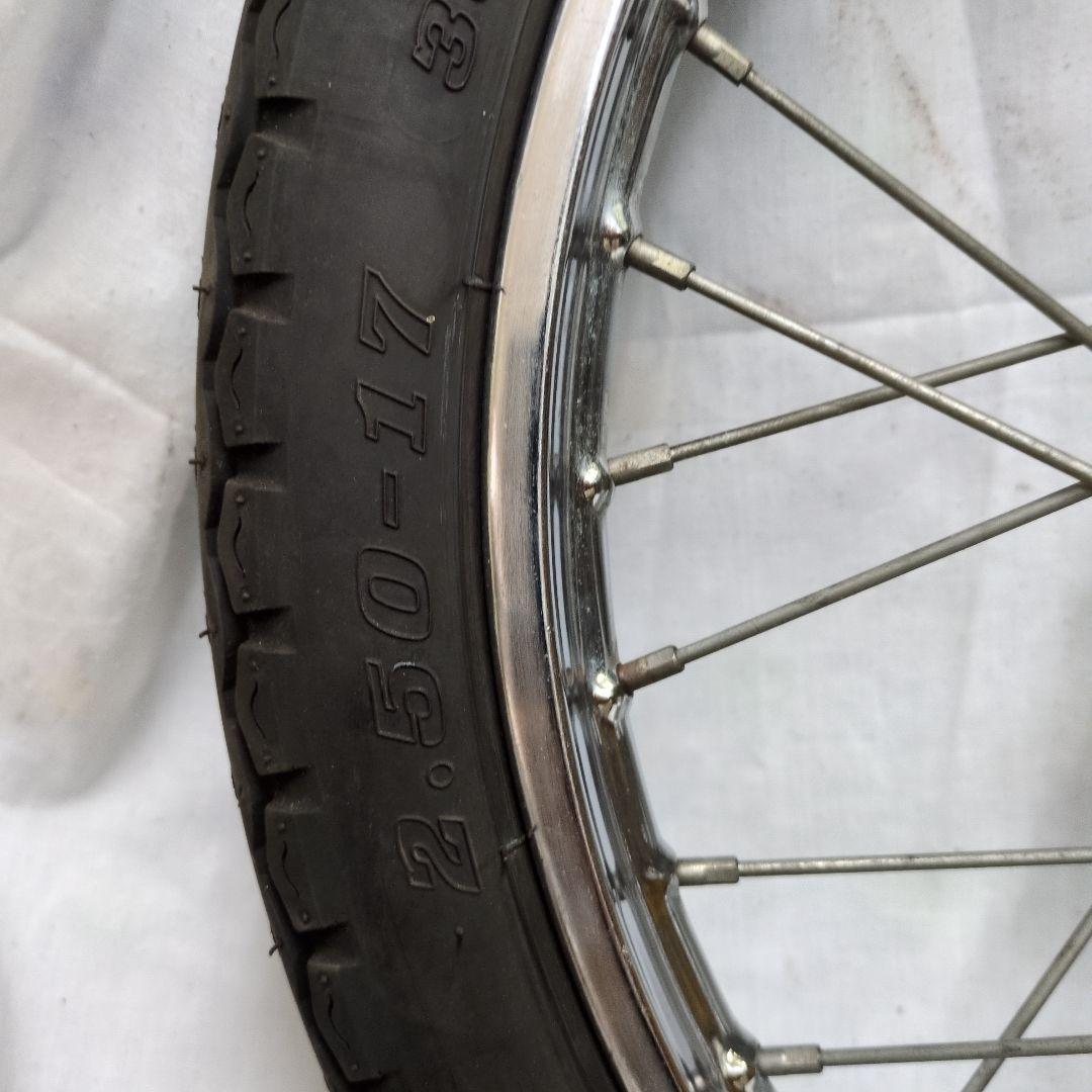 スーパーカブ50カスタム　リアホイール 2.50-17 42T