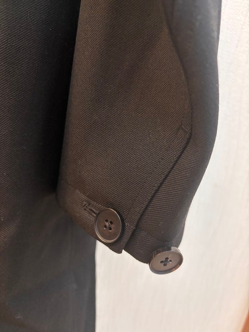 CABaN ウールギャバジン スタンドカラーコート