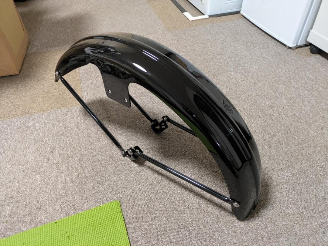 最終値下げ！【絶版！新品】K&H　リブ付きフェンダー前後セットW650／W400