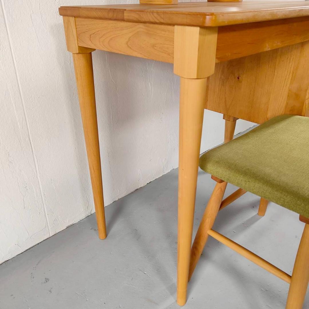 美品 モモナチュラル コモ 机のみ 幅90　無垢　アルダー材