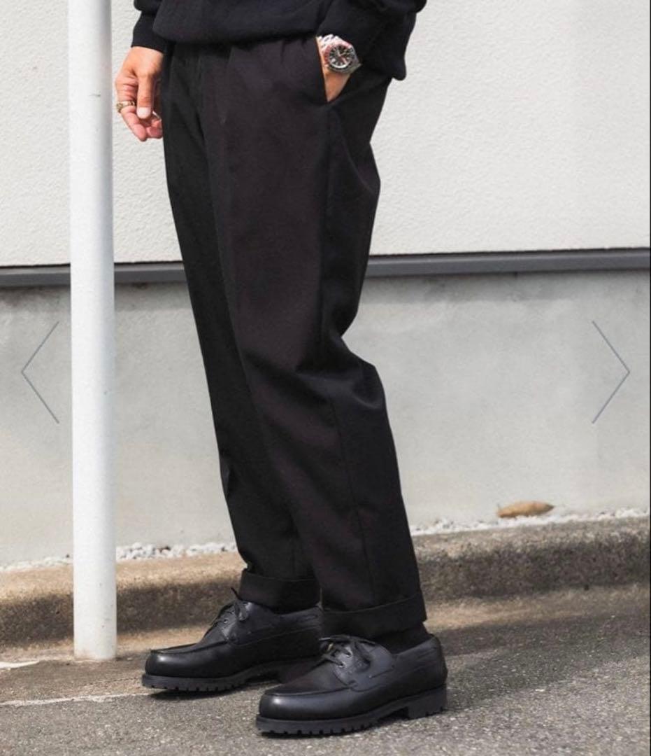 URBS別注 ZUBON ワンタックワイドテーパードパンツ 村手