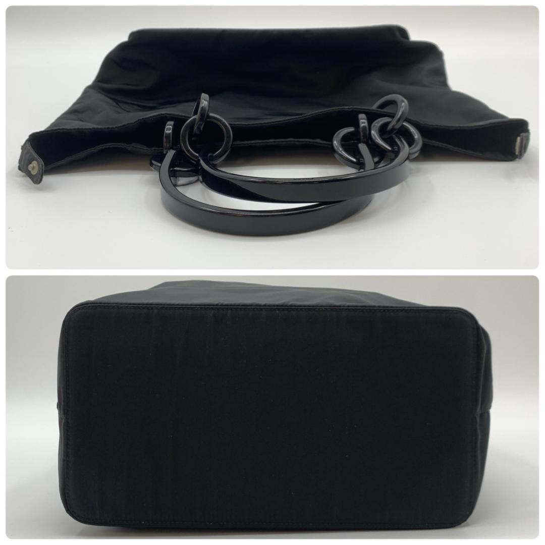 プラダ テスート プラハンドル トート ハンドバッグ ナイロン 三角ロゴプレート