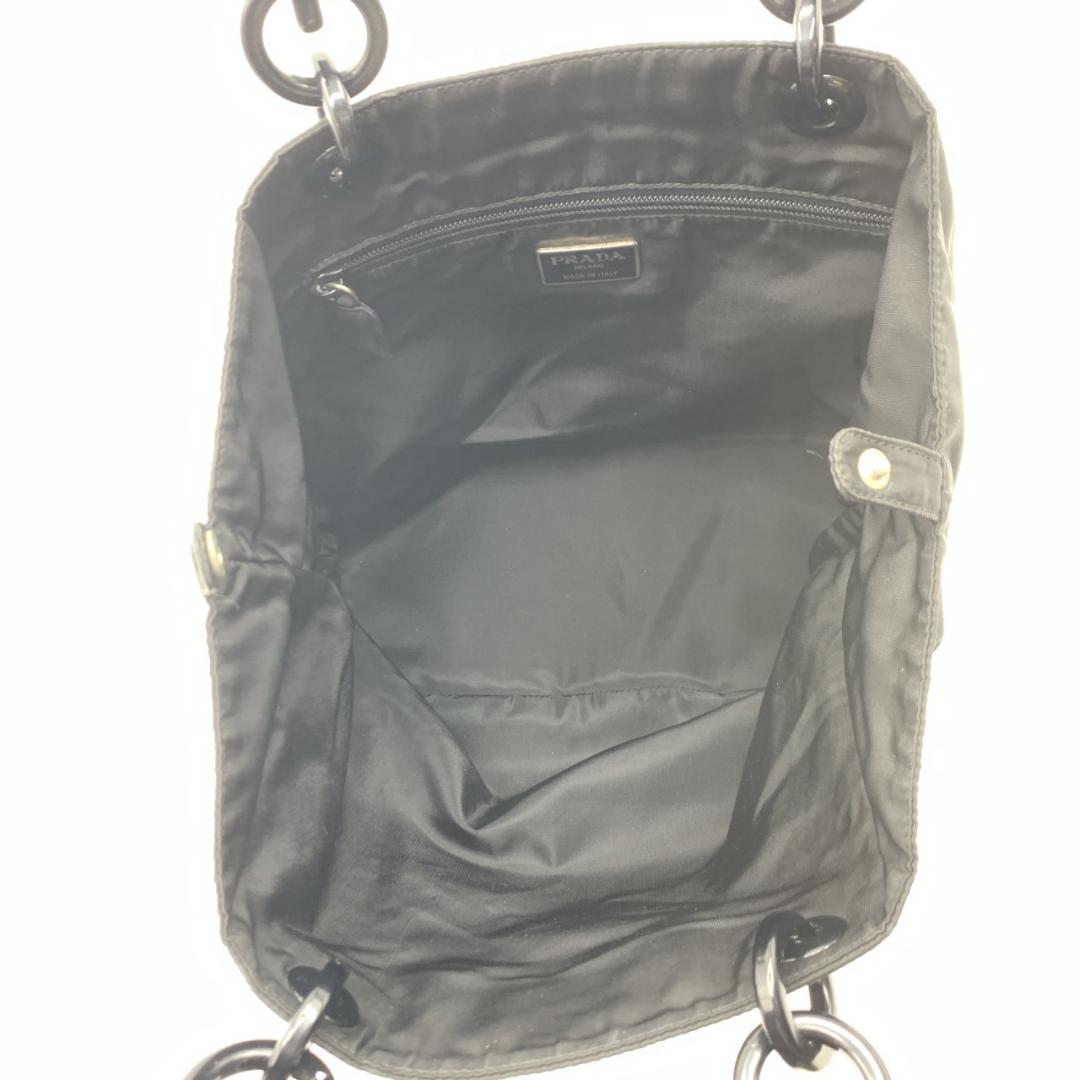 プラダ テスート プラハンドル トート ハンドバッグ ナイロン 三角ロゴプレート