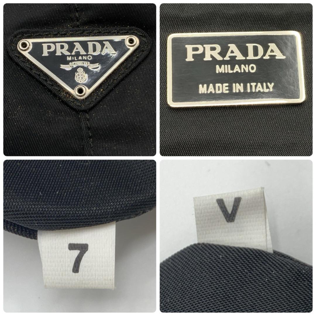 プラダ テスート プラハンドル トート ハンドバッグ ナイロン 三角ロゴプレート