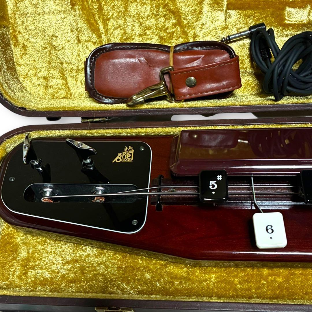 SUZUKI 電気大正琴 蘭BASS バス ベース 低音 希少 美品 専用ケース