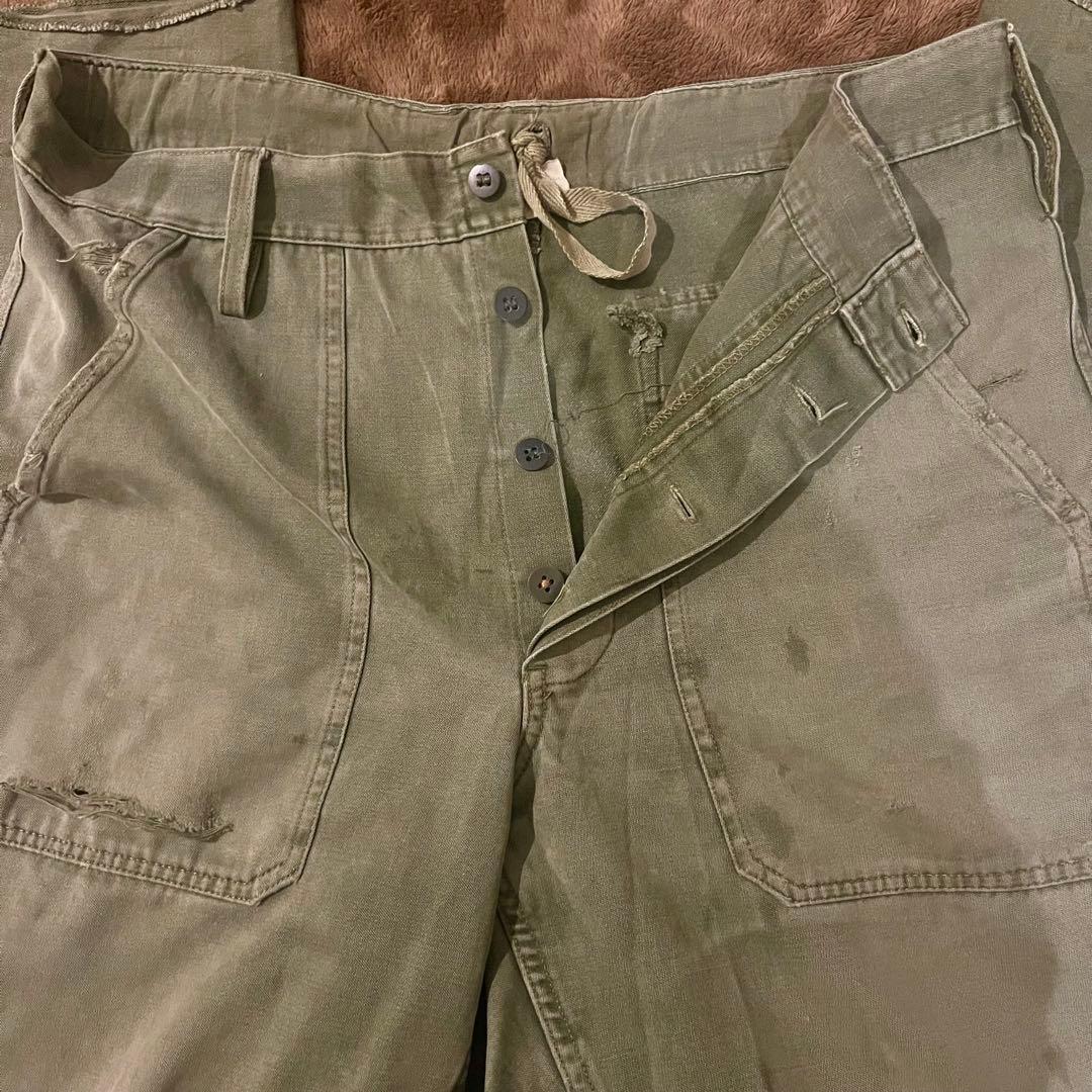 US ARMY M-43 フィールドトラウザーズ40s実物WWII OD米軍