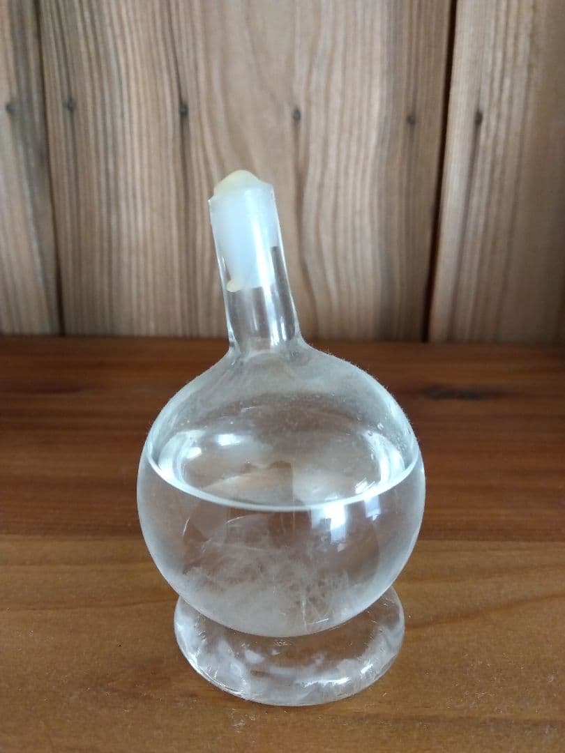 【美品・貴重】オカベマキコさん　ストームグラス　ガラス作家