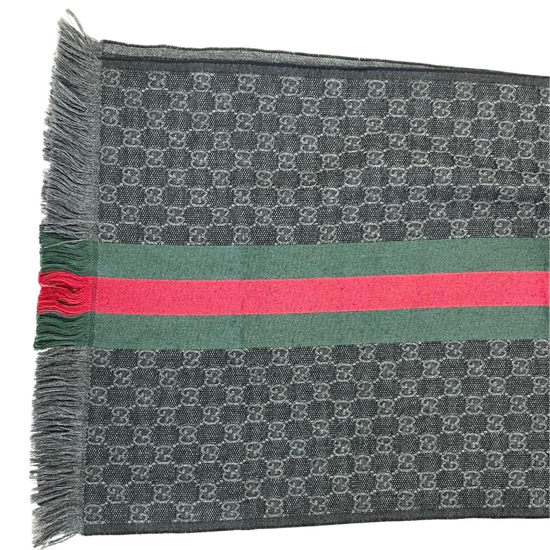 【モデルＹ 】GUCCI グッチ GG柄　マフラー　ロング