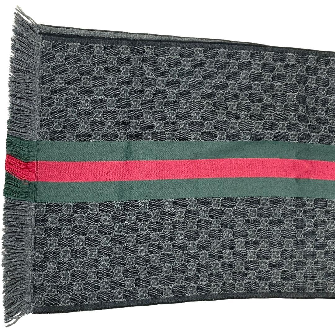 【モデルＹ 】GUCCI グッチ GG柄　マフラー　ロング