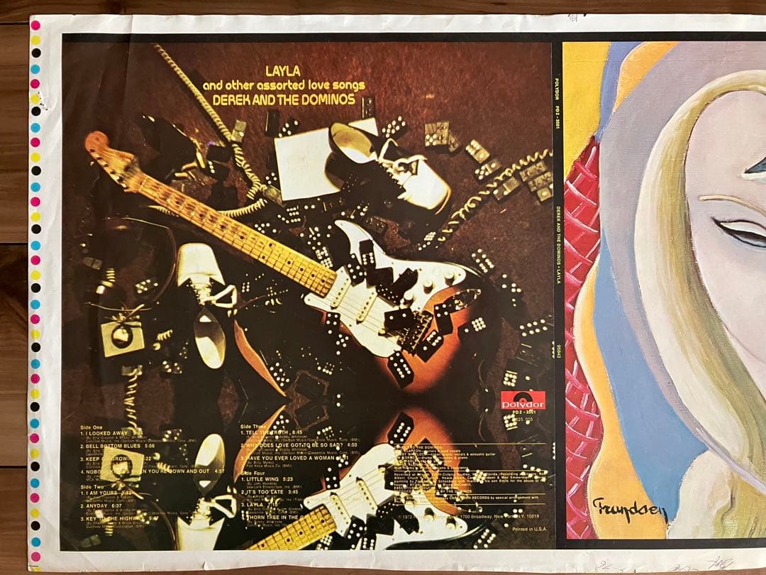 Derek and the Dominos Layla US色校正見本 2枚