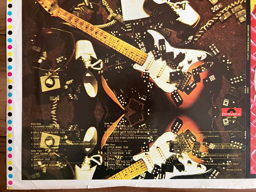 Derek and the Dominos Layla US色校正見本 2枚
