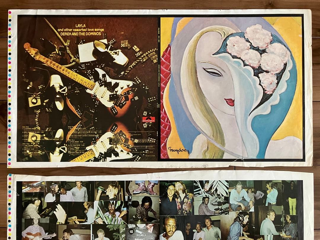 Derek and the Dominos Layla US色校正見本 2枚
