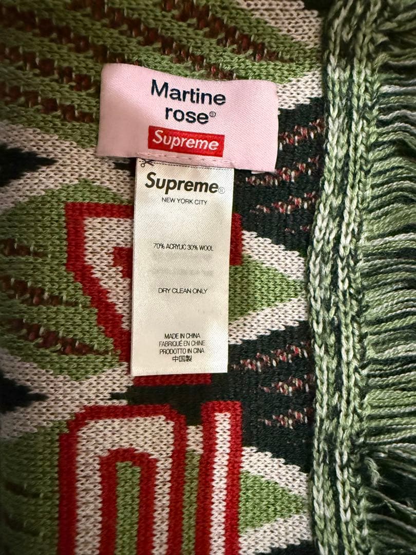 Supreme × Martine Rose Scarf Stone