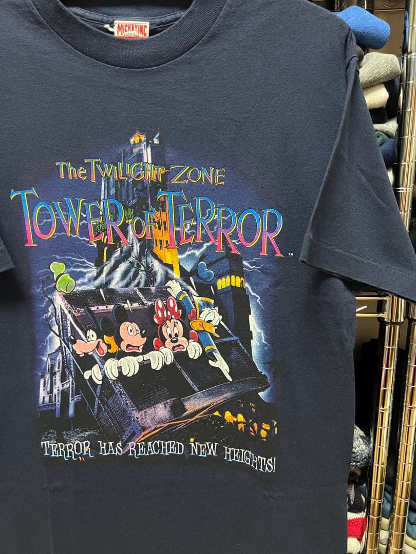 90s ディズニー　Disney　タワーオブテラー　ミッキー tシャツ 美品