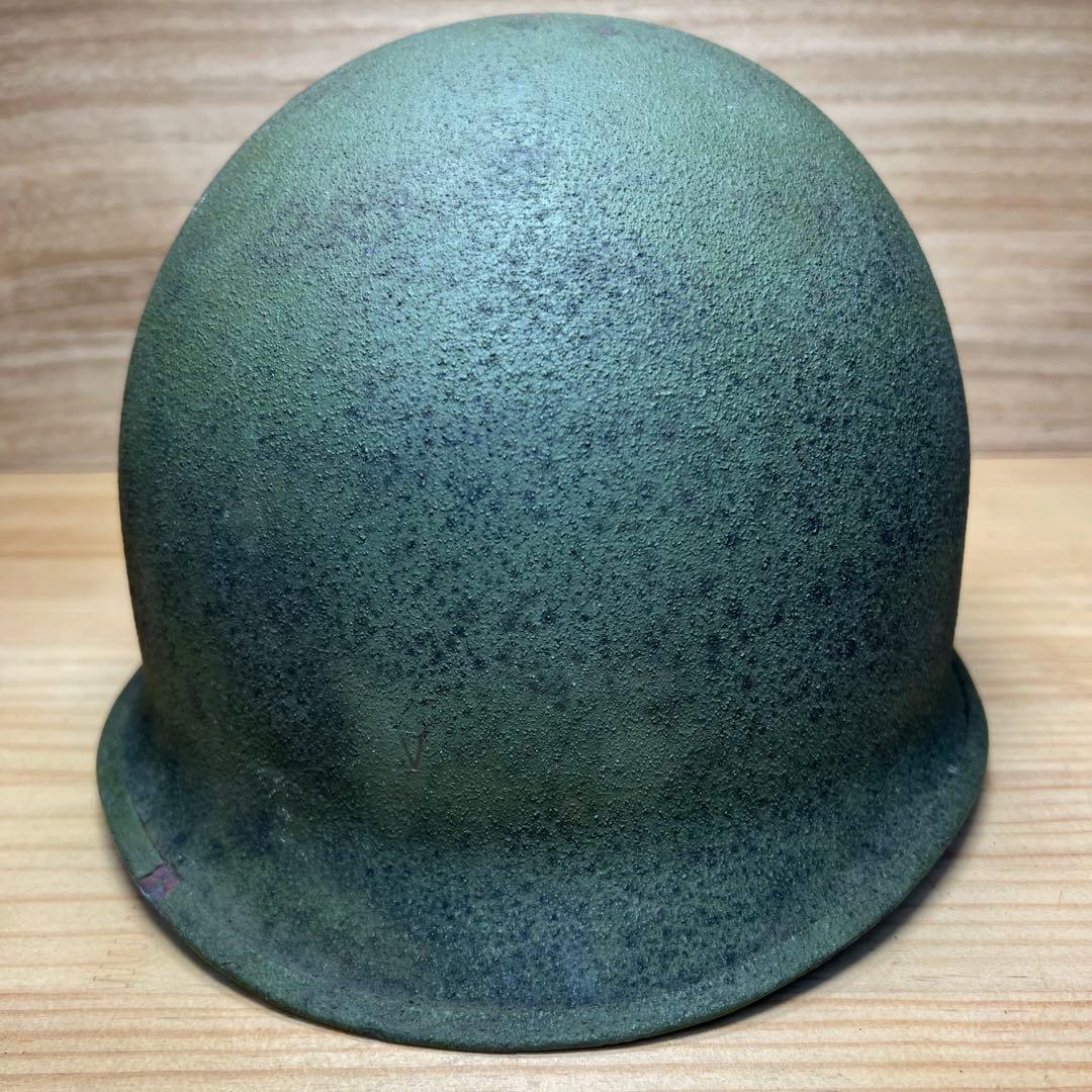 米軍　M1　M2　スチールポットヘルメット　ミッチェルヘルメットカバー付