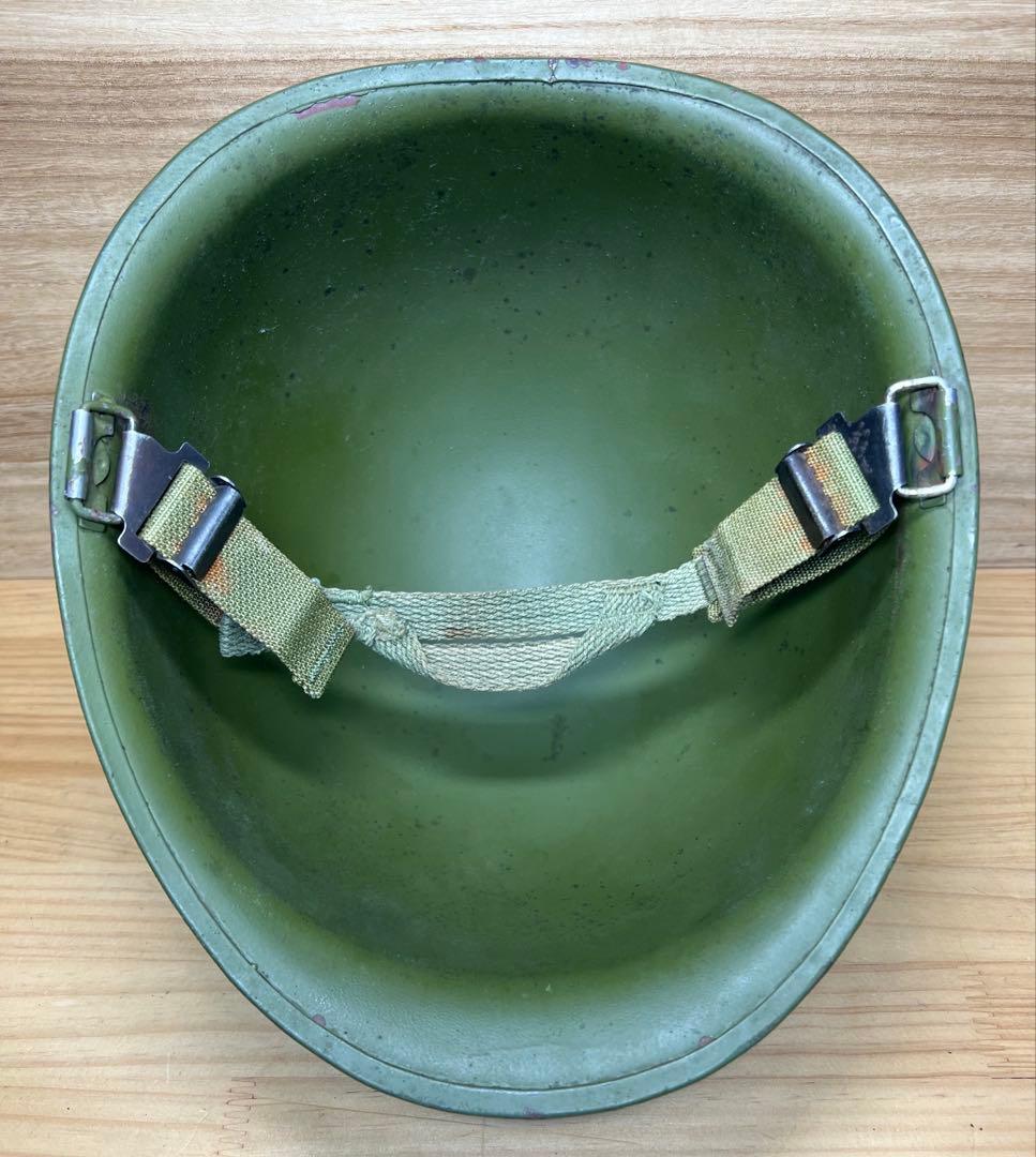 米軍　M1　M2　スチールポットヘルメット　ミッチェルヘルメットカバー付