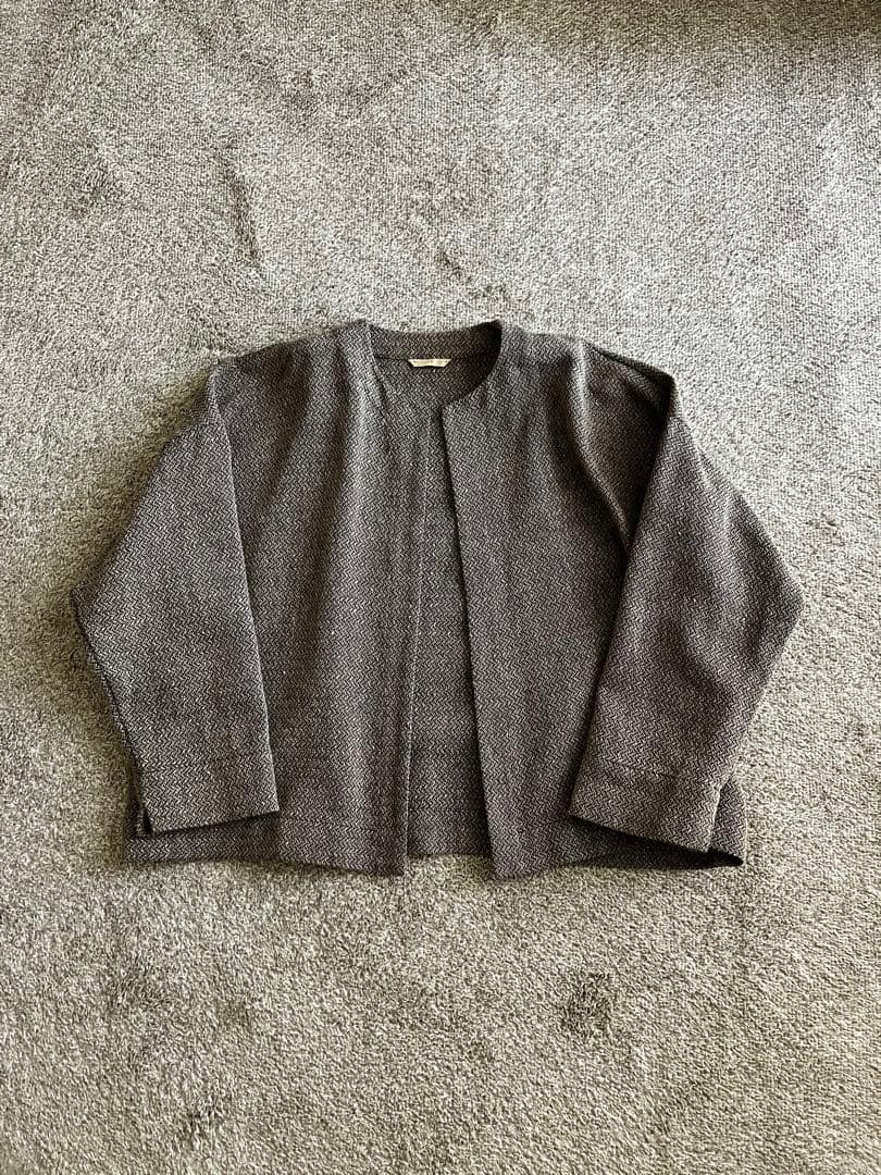 ARTS&SCIENCE ノーカラージャケット　コットンリネン　サイズ1