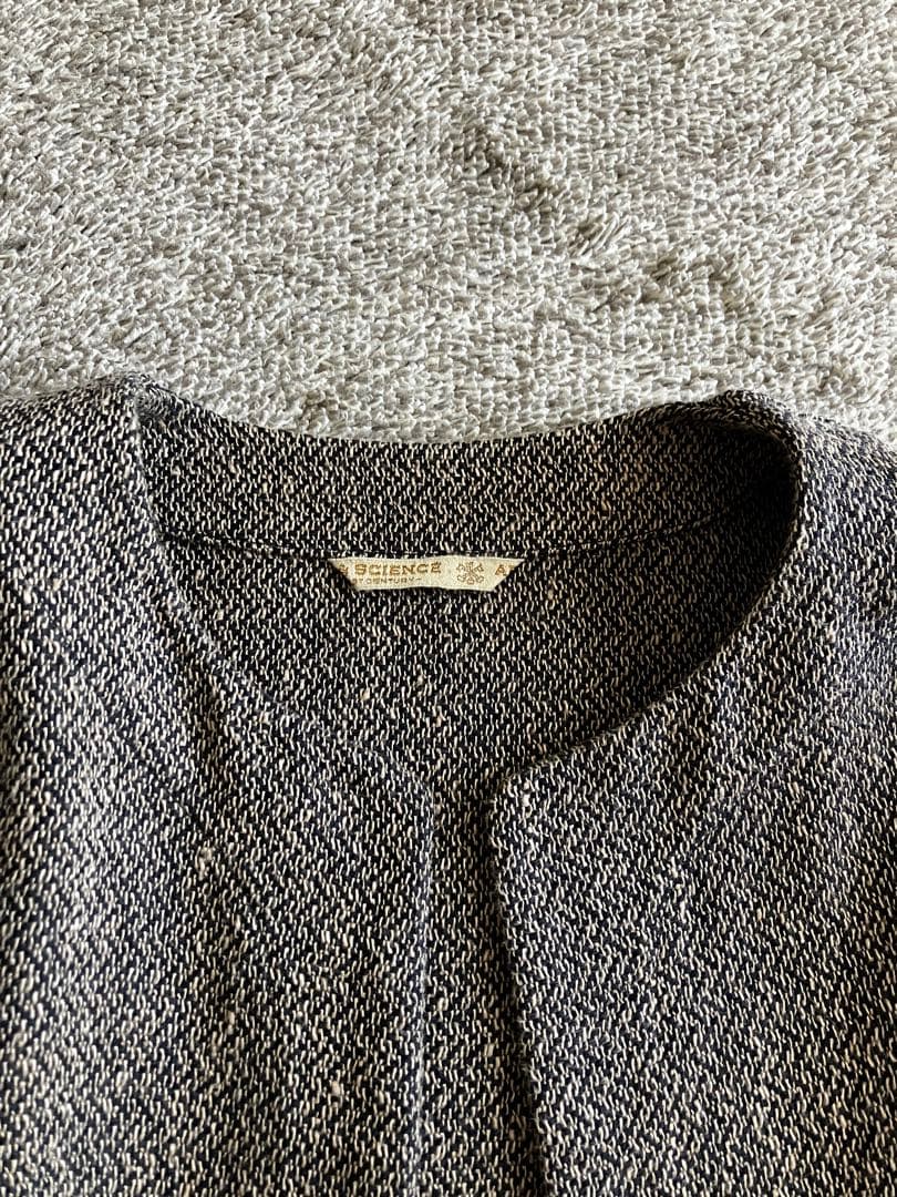 ARTS&SCIENCE ノーカラージャケット　コットンリネン　サイズ1
