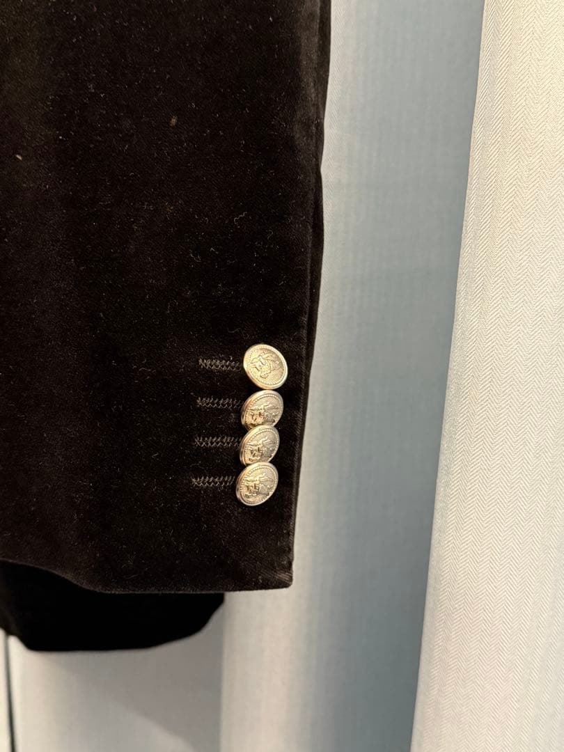 BURBERRY BLACK LABEL ベルベットジャケット LL