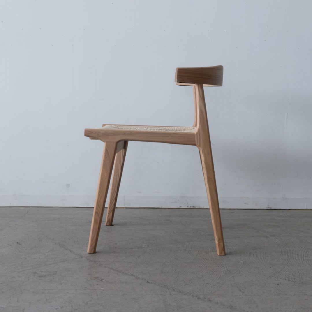 ミント　ダイニングチェア　ペーパーコード　ルンバ対応　アッシュ材