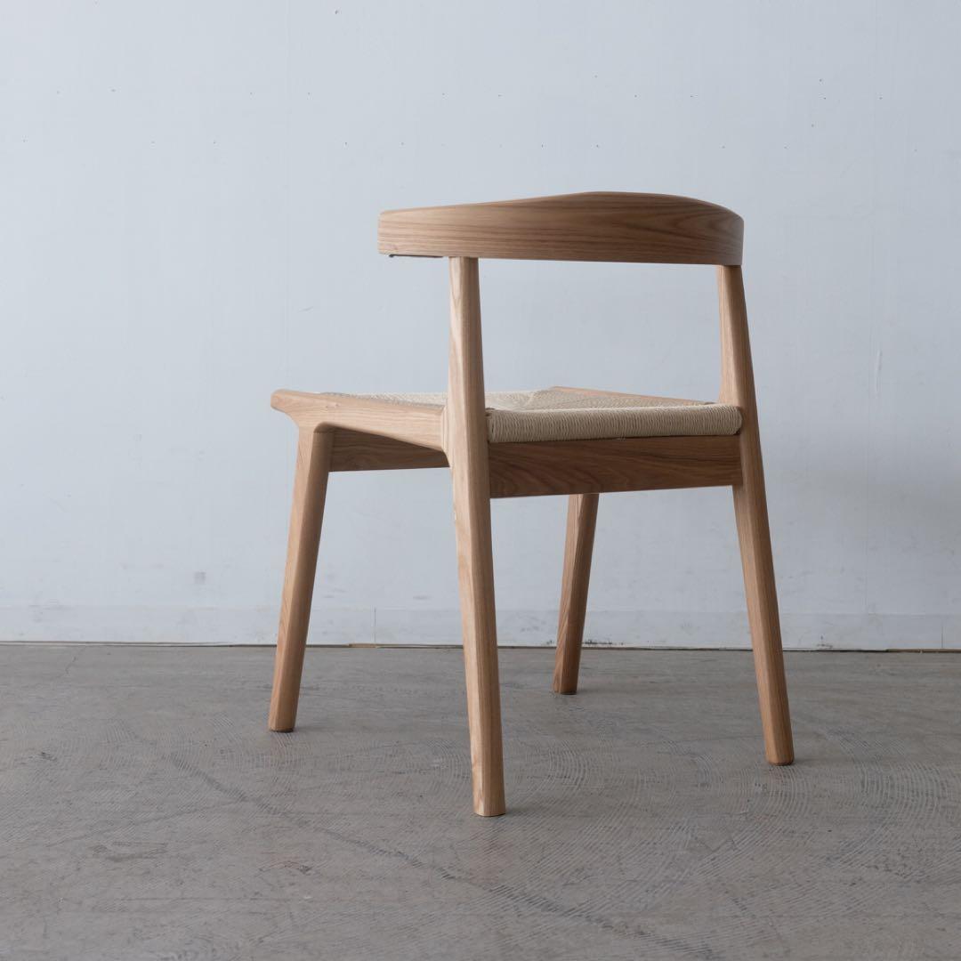 ミント　ダイニングチェア　ペーパーコード　ルンバ対応　アッシュ材