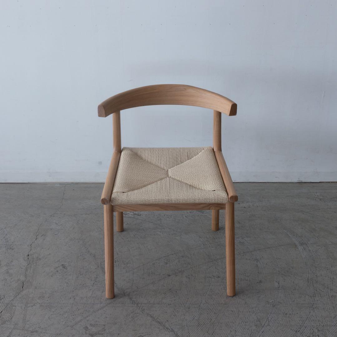 ミント　ダイニングチェア　ペーパーコード　ルンバ対応　アッシュ材