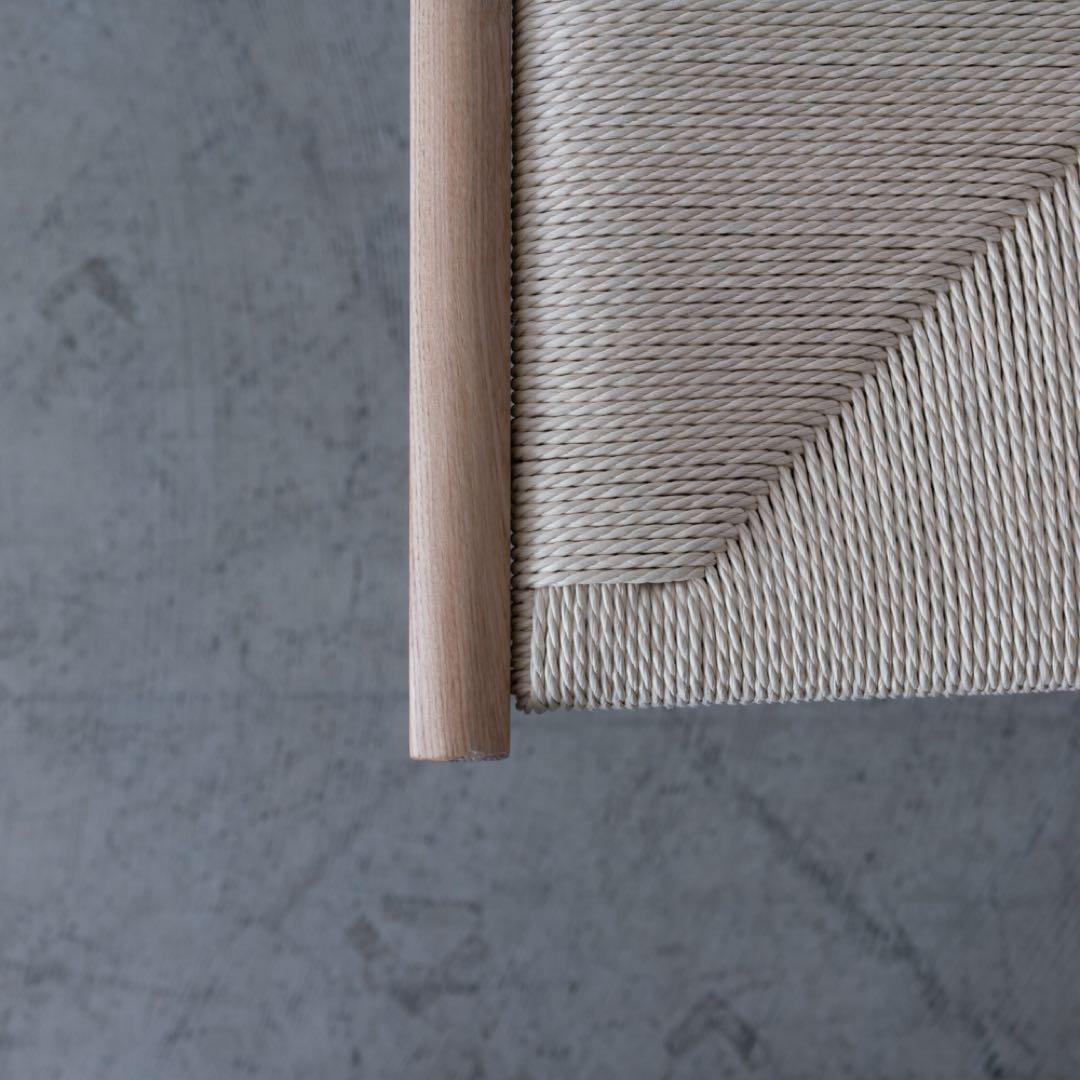 ミント　ダイニングチェア　ペーパーコード　ルンバ対応　アッシュ材